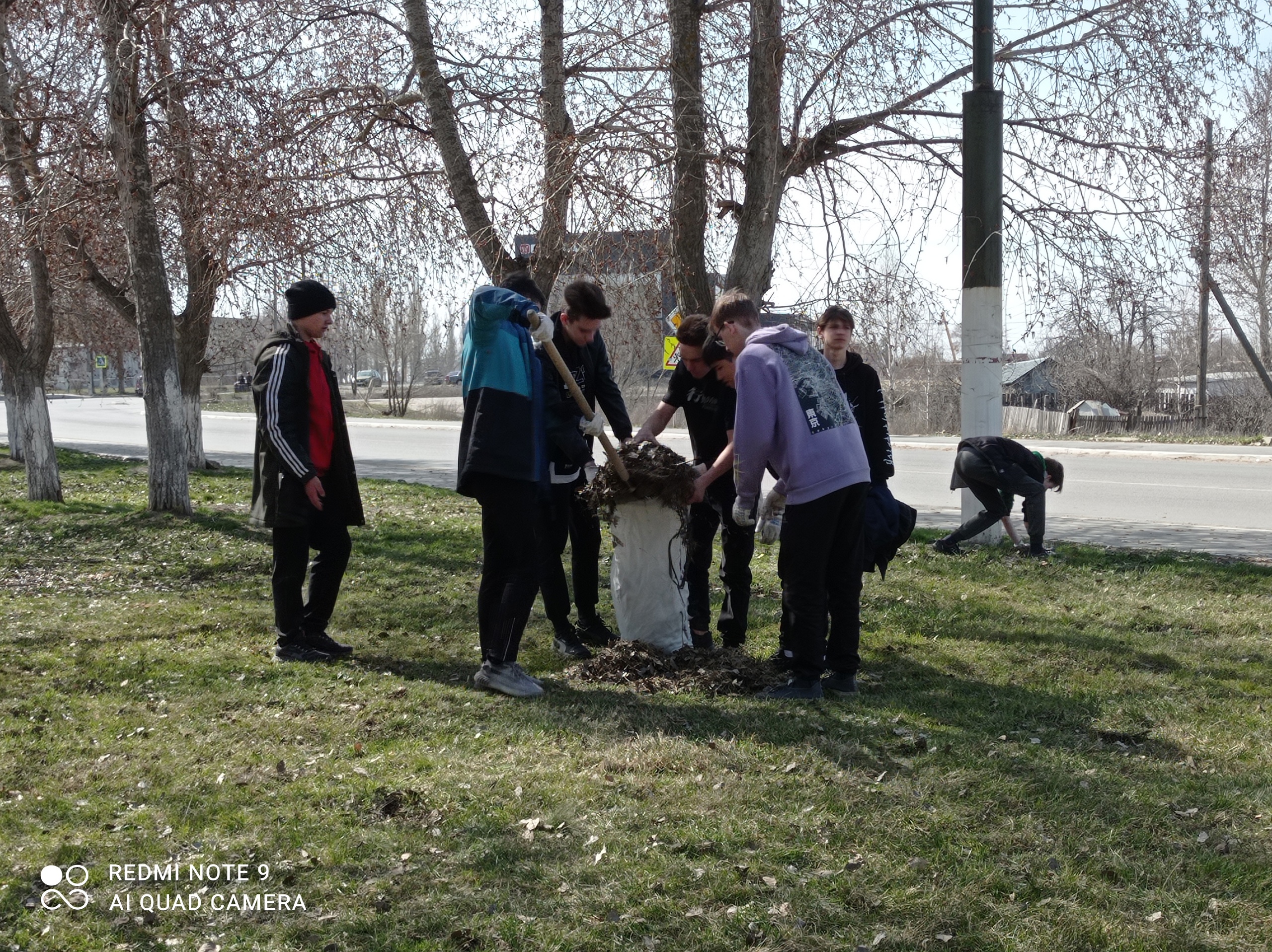 Студенты КПА, Красноармейск приняли участие в Общегородском субботнике